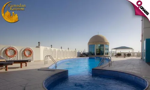Staycation with Iftar/Eid Buffet and 1 Week Pool Access for TWO at Horizon Manor Hotel!